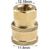 Not specified 1 PC 1/4 Quick Release Connettore Accoppiatore Per for Alto Idropulitrice & Tubo
