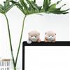 2 pezzi piccola statua di ornamento da tavolo per monitor TV