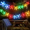 Fohil Catena Luminosa Solare, 12M 100 LED Fiori di Ciliegio Luci Solari Esterno