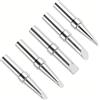 Weller Set 5 pezzi punte di ricambio per saldatore ET per Weller WE1010NA WESD51 WES50