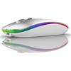 Uiosmuph Mouse Senza Fili Bluetooth, BT5.1+BT5.0+2.4G Ricaricabile Mouse Senza F