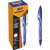 BIC Penne Gel a Scatto BiC Intensity Quick Dry Confezione 12 Penne Colore Blu