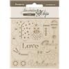 Stamperia - Decorative Chips for Scrapbooking, Albums, Card Making, and Bullet Journalling, Laser Cut Cardboard Shapes, Easy to Glue, Perfect for Crafts and Gifting (Baby, Accessories)
