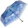 Acquario Enoshima × Wpc. Enosui x Wpc. [Buonanotte, meduse] Mini ombrello pieghevole Navy 50 cm Giapp...