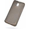Cover per LG P990 Optimus - Custodia in Silicone TPU Nero Fumè Trasparente