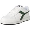 Diadora Magic Basket Low Icona, Scarpe da Ginnastica Unisex-Adulto, Bianco (White Fogliage), 43 EU