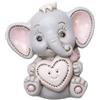 Generico 12 PZ Calamita resina ELEFANTE Elefantino ROSA 5x5 cm BOMBONIERA 1GSU