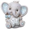 Generico 12 PZ Calamita resina ELEFANTE Elefantino CELESTE 5x5 cm BOMBONIERA 1GSU