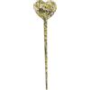 Generico 12X PICK in legno forma di cuore con MIMOSA scritta 8 MARZO 26x7 cm 1GSM