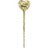 Generico 12X PICK in legno forma di cuore con MIMOSA scritta AUGURI DONNE 1GSM