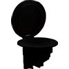 TREM CONTENITORE PORTA DOCCETTA DOCCIA BARCA NAUTICA CAMPER COLORE NERO