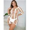 Sexy lingerie Hot Mini Abito a Rete Taglie forti