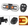 Fanale Posteriore Bicicletta Accessori MTB Lampada Freccia Luce Ricaricabile USB