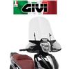 GIVI SOLO LASTRA Parabrezza trasparente PIAGGIO Beverly 125ie-300ie 2010 5606A GIVI