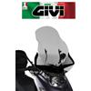 GIVI SOLO Parabrezza trasparente KYMCO Dink 50-125-200i 2010 2011 2012 2013 GIVI