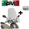 GIVI Parabrezza COMPLETO PEUGEOT TWEET 50 125 150 200 2018 2019 2020 2021 2022 GIVI