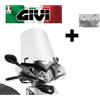 GIVI Parabrezza COMPLETO trasparente KYMCO People GTi 125-200-300 2019 2020 GIVI