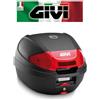 GIVI Bauletto nero MONOLOCK 30LT goffrato con piastra e kit universale E300N2 GIVI