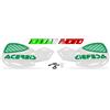 ACERBIS COPPIA PARAMANI BIANCO\VERDE UNIKO VENTILATO+KIT MONTAGGIO UNIVERSALI ACERBIS