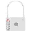 Ultron MiLock - Lucchetto con tag certificato compatibile con Apple, colore: Bianco