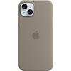 Apple Custodia MagSafe In Silicone Per iPhone 15 Plus - Clay