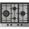 Hoover Piano Cottura a Gas 4 Fuochi 60 cm in Acciaio Inox H-HOB 500 HHG6D5WC5X Hoover