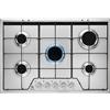 Electrolux Piano Cottura 5 Fuochi 75 cm Gas Electrolux Incasso Inox KGS7524SX