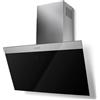 Faber Cappa Cucina Aspirante a Parete 80cm A+ Nero Daisy + BK A80/2 330.0612.374 Faber