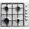 Staylux Piano Cottura 4 Fuochi a Gas 60 cm Inox Staylux LX-410BF-IX
