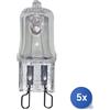 Maurer 5x Maurer Lampada Alogena Bispina 3000K Attacco G9 W 48 - Lumen 740