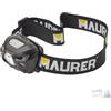 Maurer Torcia Led Da Testa Ricaricabile Con Banda Elastica - Espositore Lumen