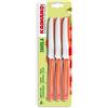 FISKARS BRANDS ITALIA srl Set 6 Coltelli da Tavola Dinamik Lama Seghettata Arancio Kaimano