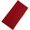 Generico 20 Fogli CARTOPACK 58x58 cm ROSSO con RIGA ORO 1G48