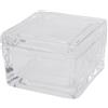 Generico Scatolina Portaconfetti in vetro 7x7x5 cm BOMBONIERA 1GHZ