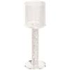 Generico SHADOW Candeliere Candelabro in vetro 19x6 cm 1GGL