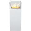Divina Fire Camino a Bioetanolo da Terra Ischia Bianco 40x40x115 cm DF94801 Divina Fire