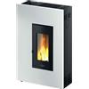 Pegaso Stufa a Pellet Slim Ventilata 5.2 kW 12 kg Bianco 7020033 Madison 5 Pegaso