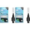 TePe Scovolino TePe, Original, Nero, 1.5mm/ISO 8, 8pz, rimozione placca, pulizia interdentale efficace, filo interdentale, per spazi molto larghi (Confezione da 2)