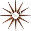 DAIVA Orologio da parete George Nelson Design Sunburst legno marrone riproduzione D...