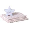 Interbaby Set Regalo Bebè: Coperta di bolle rosa chiaro e luce notturna