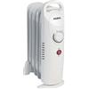 Perel Radiatore a olio 700W con 7 alette, termostato regolabile, maniglia, ruote, protezione contro il surriscaldamento e il ribaltamento - stufa portatile silenziosa ed efficiente per stanze fino a