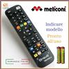 Bravo Telecomando universale per tv Meliconi bravo compatibile televisore televisione