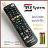 Bravo Telecomando universale per decoder ricevitore Tele System bravo compatibile DTT