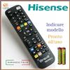 Bravo Telecomando universale per tv Hisense bravo compatibile televisore x televisione