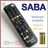 Bravo Telecomando universale per tv Saba bravo compatibile televisore x televisione