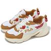 Fila Hidden Tape 9 White Brown Women Lifestyle Casual Platform Shoes Sneakers