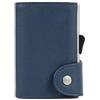 c-secure Portafoglio uomo pelle RFID C-secure CNWCH. Blu marino