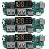 No 3 Pezzi Scheda Caricabatterie per Batteria al Litio LED Dual USB 5V 2.4A Ti6196
