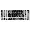No Bianco lettere Francese Azerty tastiera Sticker Cover nera per PC Laptop L6T3