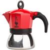 Bialetti Moka induction 0,24 L Rosso, Argento
